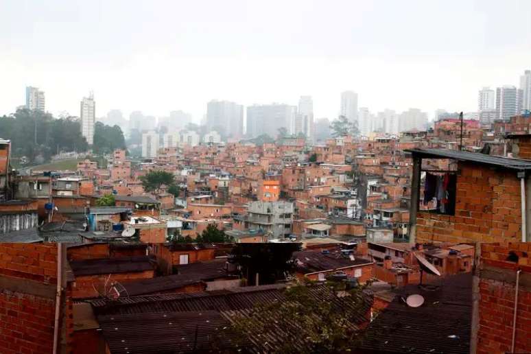 Favela de Paraisópolis, na zona sul de São Paulo, tem a terceira maior quantidade de habitantes do Brasil: 58.525.