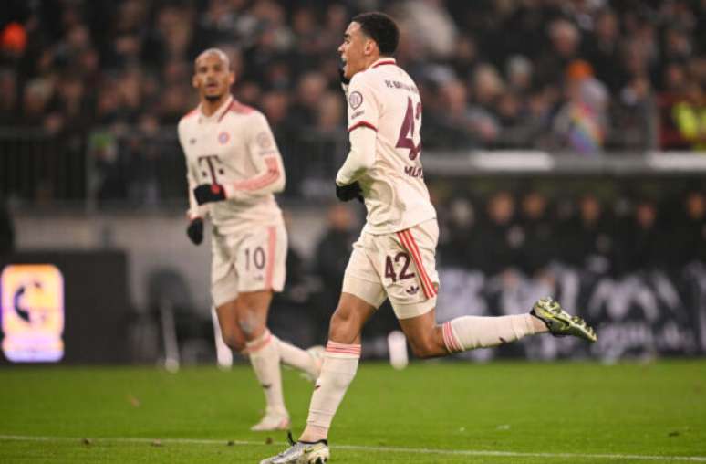 Stuart Franklin/Getty Images - Legenda: Musiala fez o único gol da vitória do Bayern