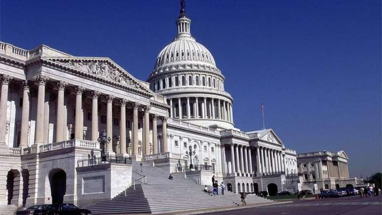 O Capitólio, sede do Congresso americano