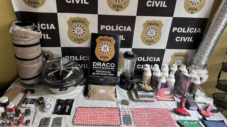 Estudante universitário foi preso por manter laboratório de drogas no RS