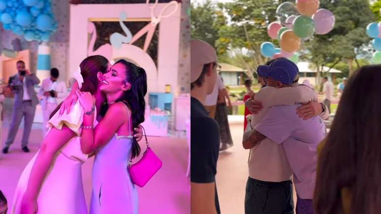 Famosos na festa da filha de Neymar e Bruna Biancardi