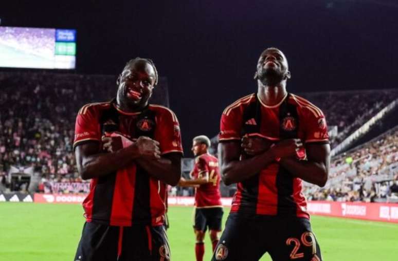 Messi em ação pelo Inter Miami na derrota para o Atlanta United, em Fort Lauderdale-