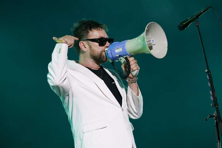 Damon Albarn no Coachella 2024 