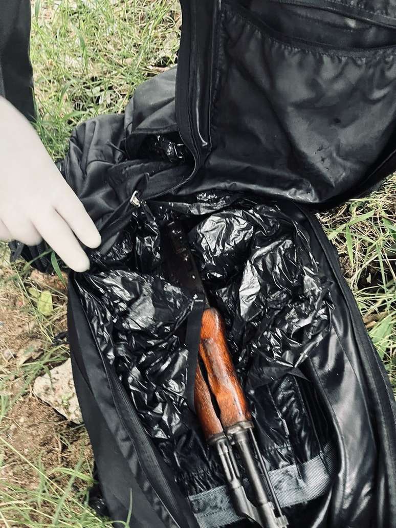 Armas foram encontradas próximo ao Aeroporto de Guarulhos