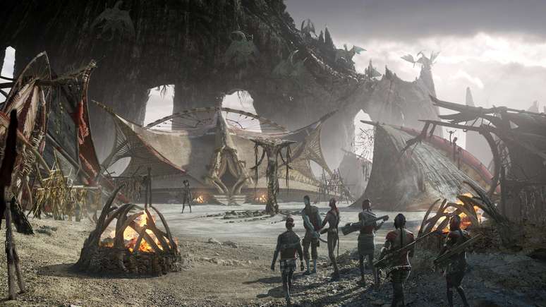 Artes conceituais de 'Avatar: Fogo e Cinzas'