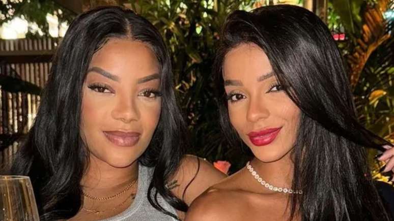 Ludmilla e Brunna Gon&ccedil;alves esperam seu primeiro filho