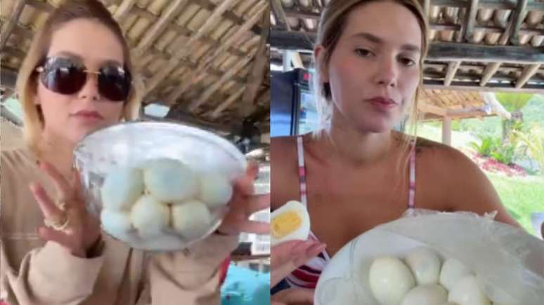 Virginia surprises by showing the new diet with a large amount of eggs: ‘All this’