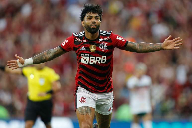 Gabigol est&aacute; pr&oacute;ximo de entrar em top-10 de artilheiros da hist&oacute;ria do Flamengo
