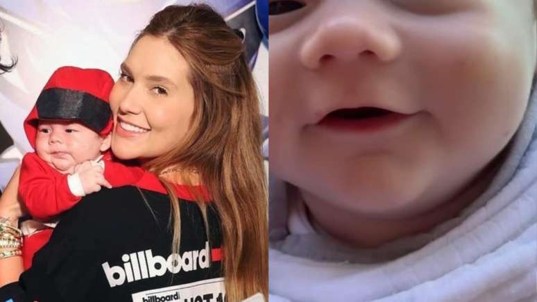 Virginia encanta ao mostrar carinha de Jos&eacute; Leonardo