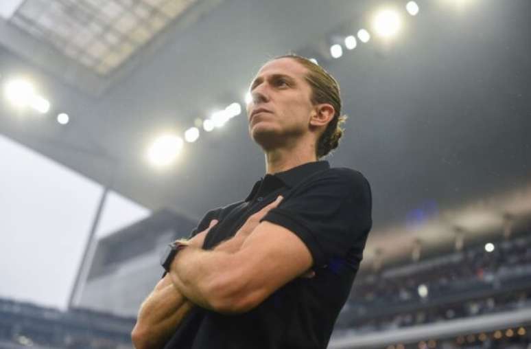 Gilvan de Souza / CRF - Legenda: Filipe Luís após título do Flamengo na Copa do Brasil