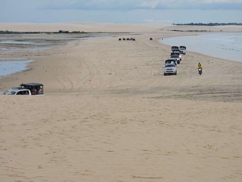 O problema com os ve&iacute;culos j&aacute; era previsto no plano de manejo do parque