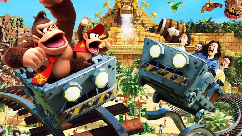 Direct ir&aacute; mostrar &aacute;rea de Donkey Kong Country no Super Nintendo World