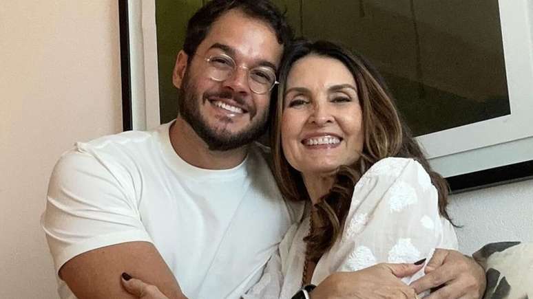 Túlio Gadêlha e Fátima Bernardes