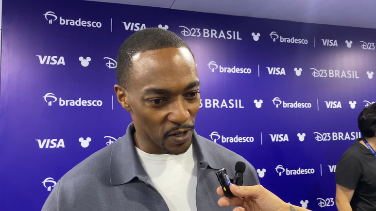 Anthony Mackie na D23 Brasil