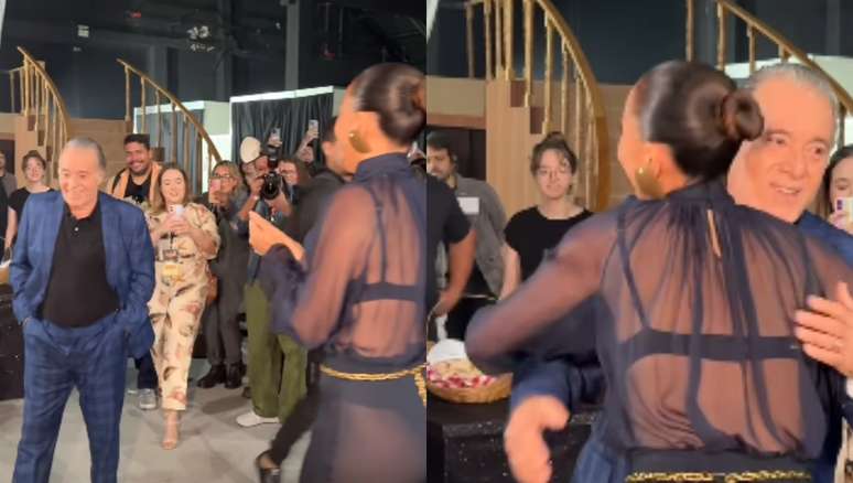 Reprodu&ccedil;&atilde;o/ Instagram- Tony Ramos esbarra com Sabrina Sato