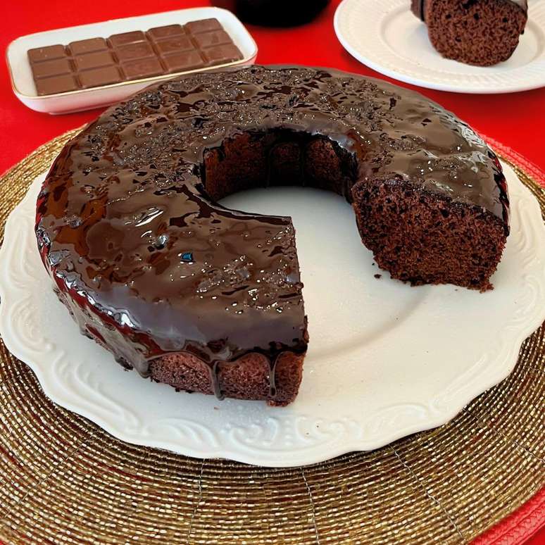 BOLO DE CHOCOLATE COM CAFÉ