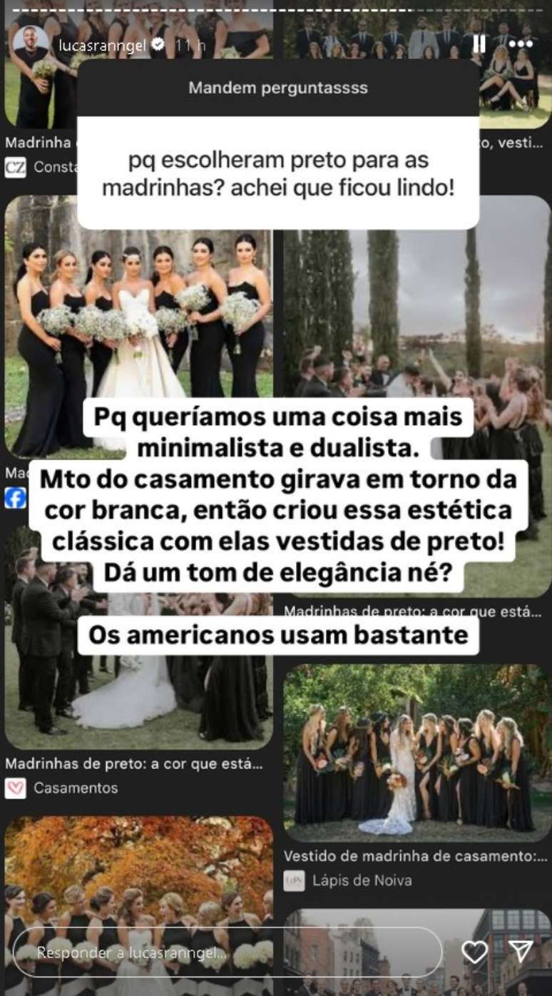 Story de Lucas Rangel (Reprodução/Instagram)