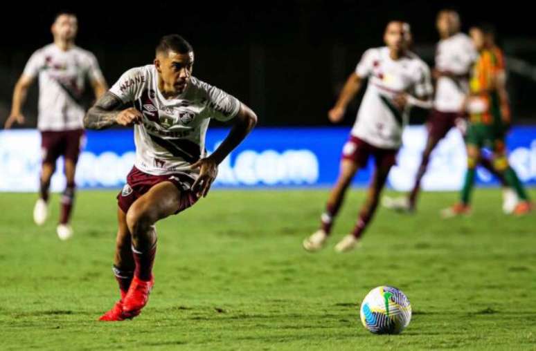 Terans em treino do Fluminense –