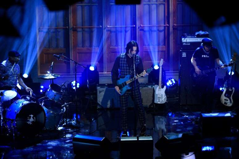 SATURDAY NIGHT LIVE -- "Bill Burr" Episode 1787 -- Pictured: Musical guest Jack White performs on Saturday, October 10, 2020 -- (Photo by: Will Heath/NBC/NBCU Photo Bank via Getty Images)