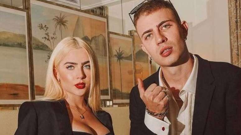 Jade Picon com o irm&atilde;o L&eacute;o Picon