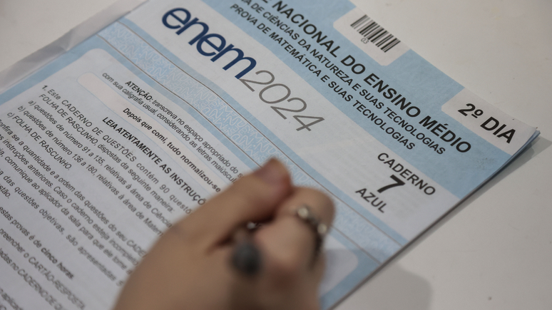 Exame Nacional do Ensino Médio (Enem) 2024 foi aplicado nos dias 2 e 9 de novembro