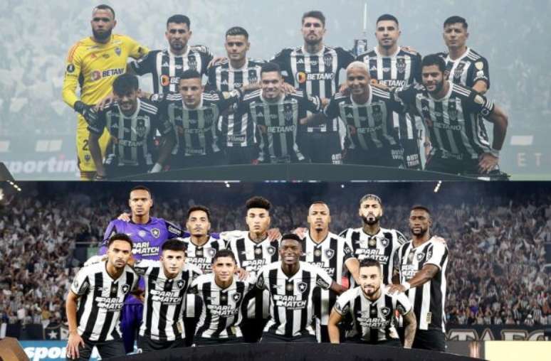 Pedro Souza / CAM e Vitor Silva / BFR - Legenda: Atlético Mineiro e Botafogo disputam prêmio de melhor time do mundo