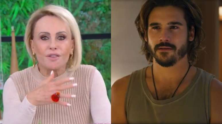 Ana Maria Braga no Mais Você e Rudá (Nicolas Prattes) de Mania de Você