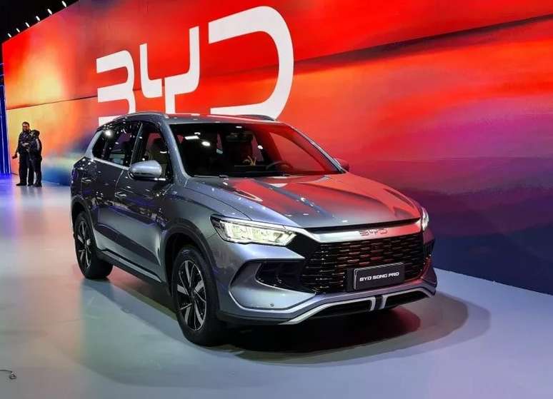 BYD: aposta permanente em modelos elétricoe híbridos plug-in, como o Song Pro