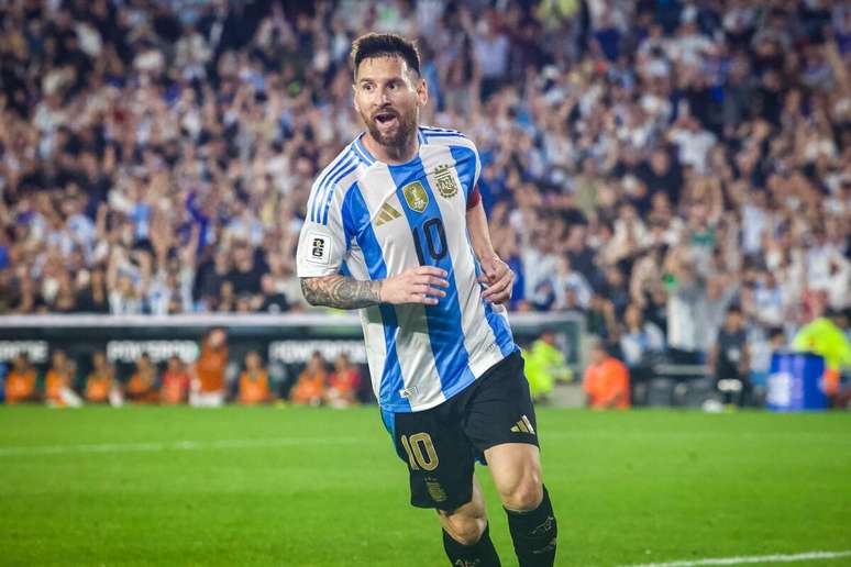 Lionel Messi (Argentina) durante jogo contra a Bolívia, no dia 15.10.2024 