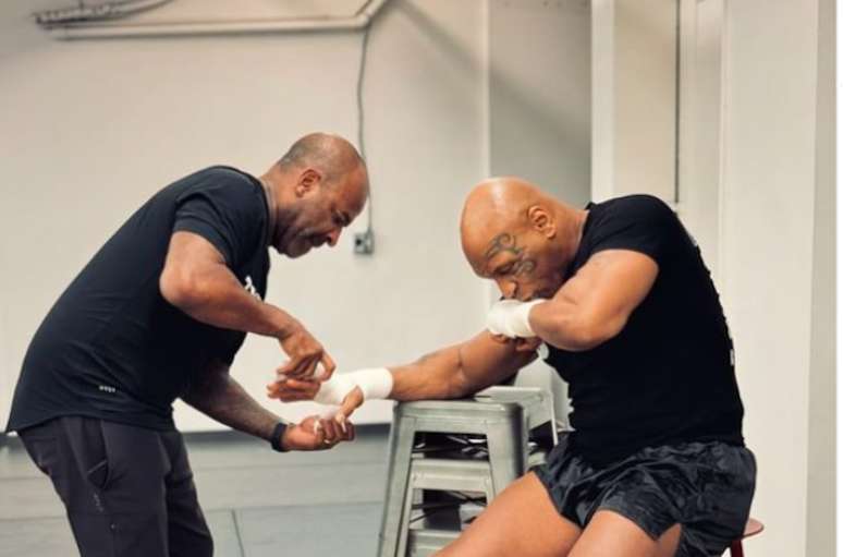 Rafael Cordeiro e Mike Tyson