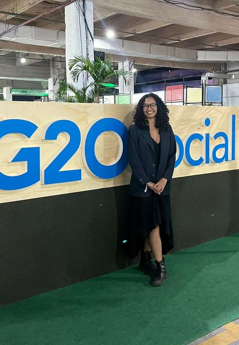 Justiça climática é a principal pauta que a bióloga Thaynara Fernandes vai levar e debater no G20 Social, no Rio de Janeiro.