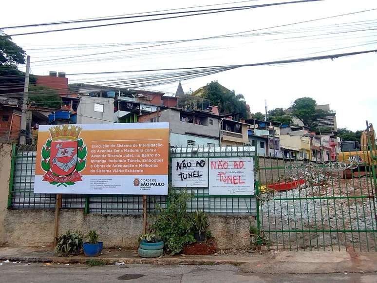 Moradores da Favela Souza Ramos, na Vila Mariana, zona sul de São Paulo, querem permanecer na área. 