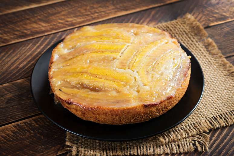 Torta de banana com canela 