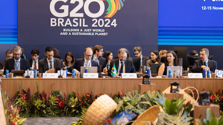 Reunião final de sherpas no Rio, coordenada pelo embaixador brasileiro Mauricio Lyrio, no G-20