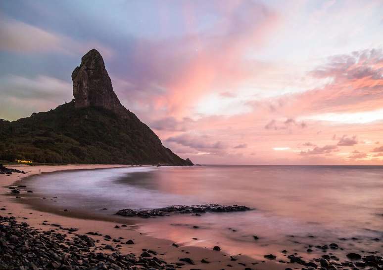 Praia da Conceição, em Noronha 