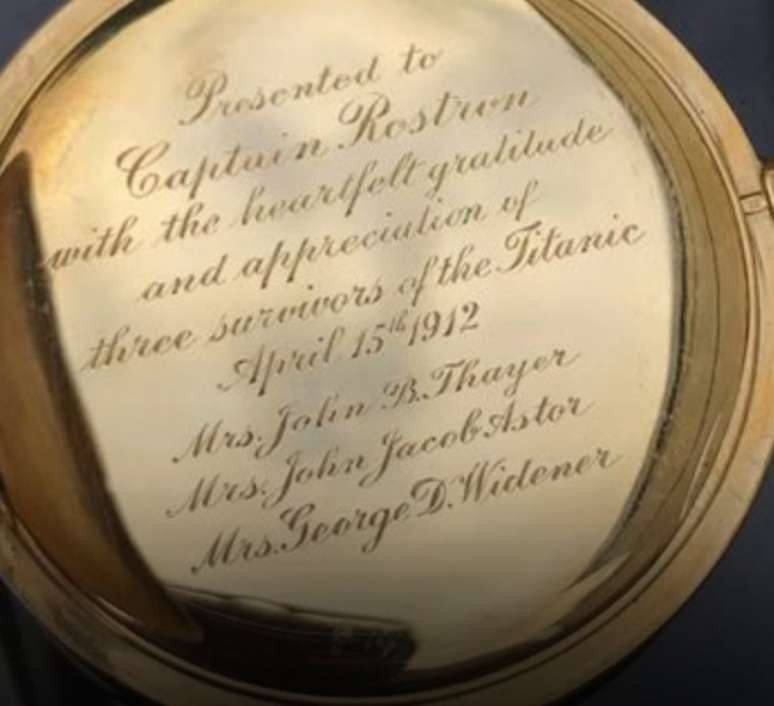 Rel&oacute;gio de Arthur Rostron (Divulga&ccedil;&atilde;o)