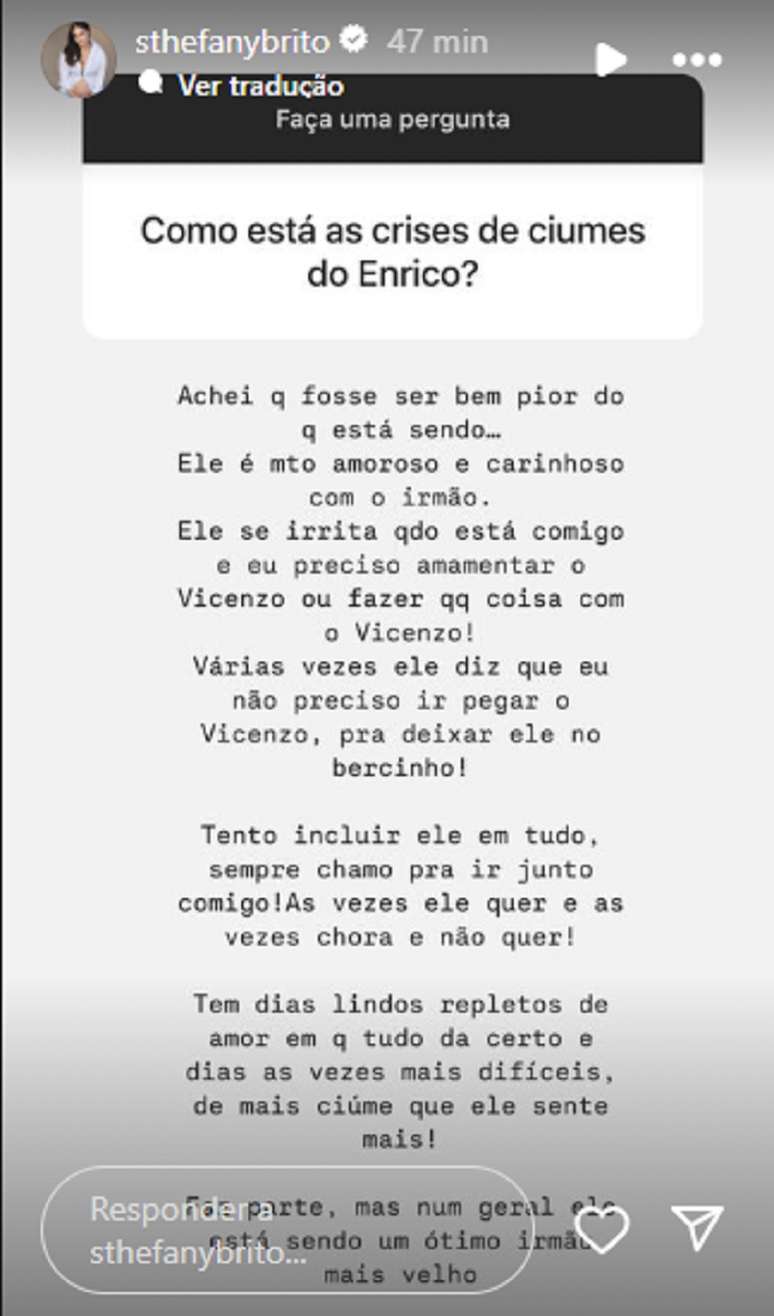 Sthefany Brito Stories