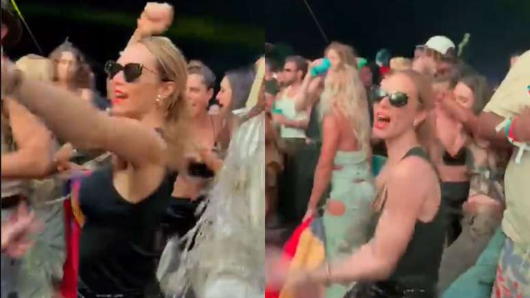 Mariana Ximenes rebola até o chão durante show em festival e viraliza: ‘Eita como dança’