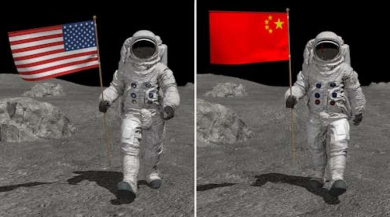 Que país será o primeiro a levar humanos de volta à superfície lunar? Enquanto EUA enfrentam atrasos em seu cronograma, a China avança sem problemas no plano de chegar lá até 2030 Merlin74 / Shutterstock