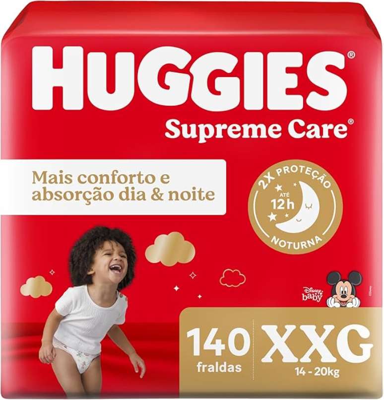 Huggies Fralda Supreme Care XXG 140 Unidades