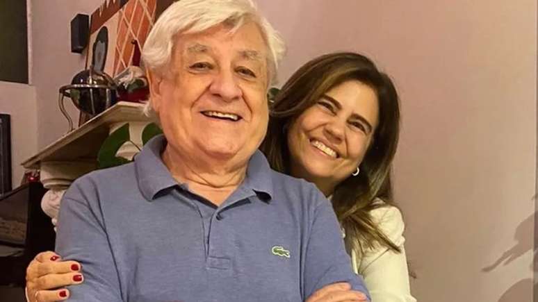 Mayara Magri com Lauro C&eacute;sar Muniz