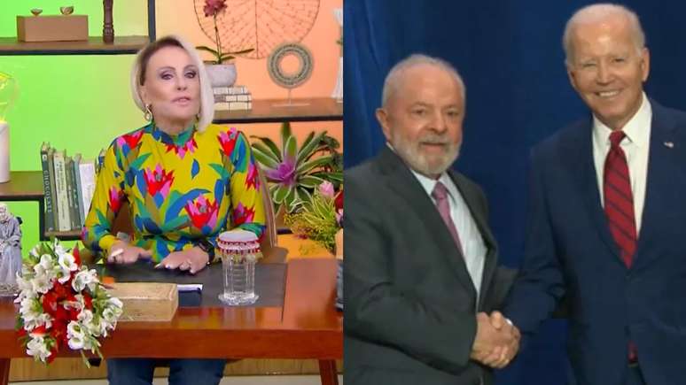 Ana Maria Braga, Lula e Joe Biden