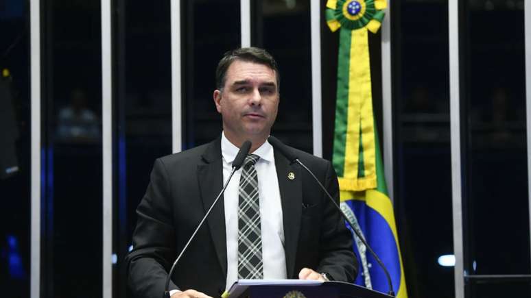 O senador Flávio Bolsonaro (PL