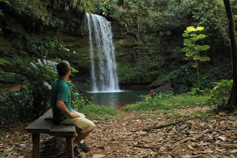 Cachoeira do Evilson, em Taquaruçu 