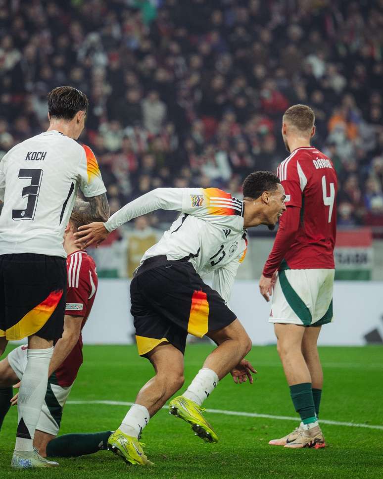 Nmecha celebra el gol de Alemania -