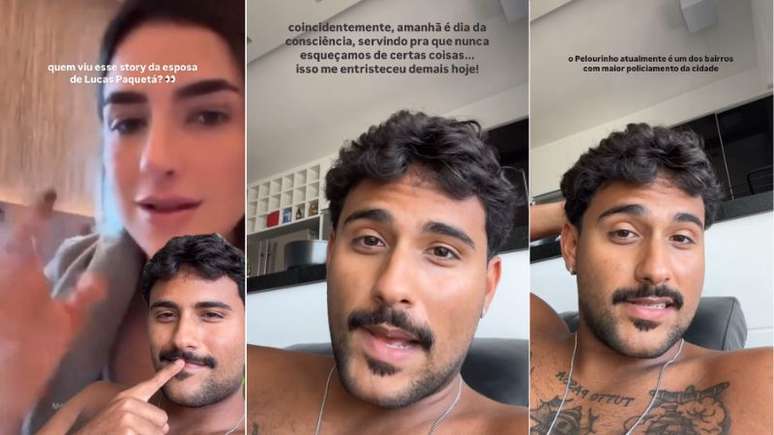 Lucas Pizane comenta fala de esposa de Lucas Paquetá