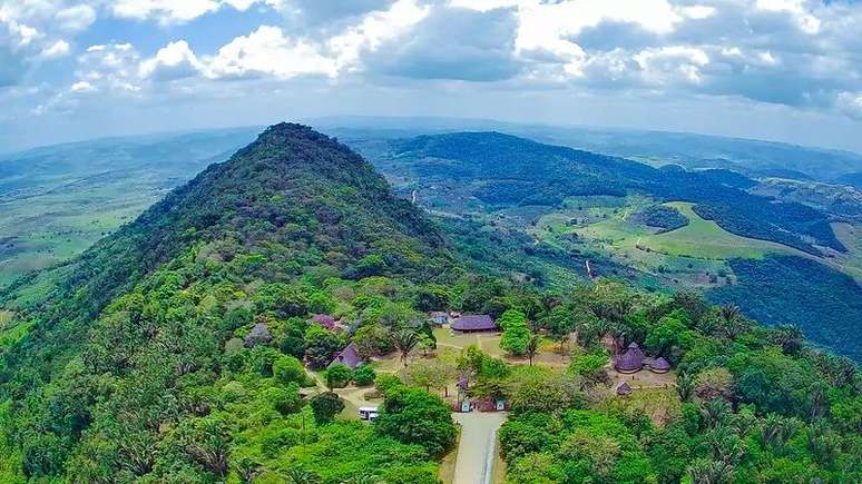 Topo da Serra da Barriga, em Alagoas, abrigou por quase cem anos o Quilombo dos Palmares, onde reinou Zumbi.