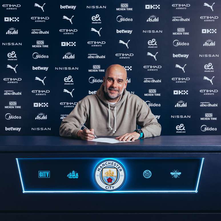 Pep Guardiola City. 