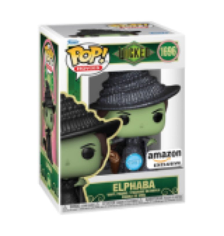 Pop! Filmes: Wicked - Elphaba (Glitter), Funko