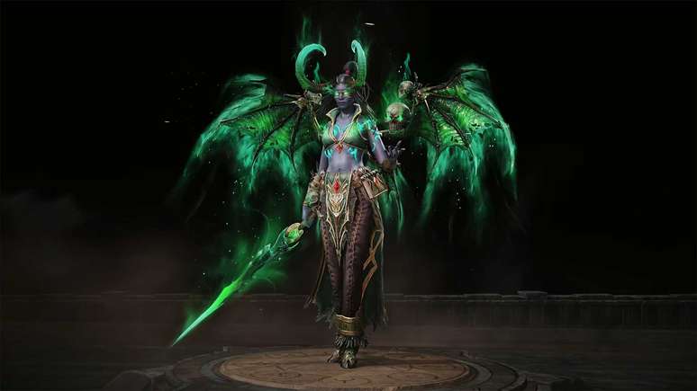 Armadura inspirada em Illidan é o cosmético mais desejado da colaboração